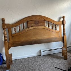 Wooden Headboard — Queen