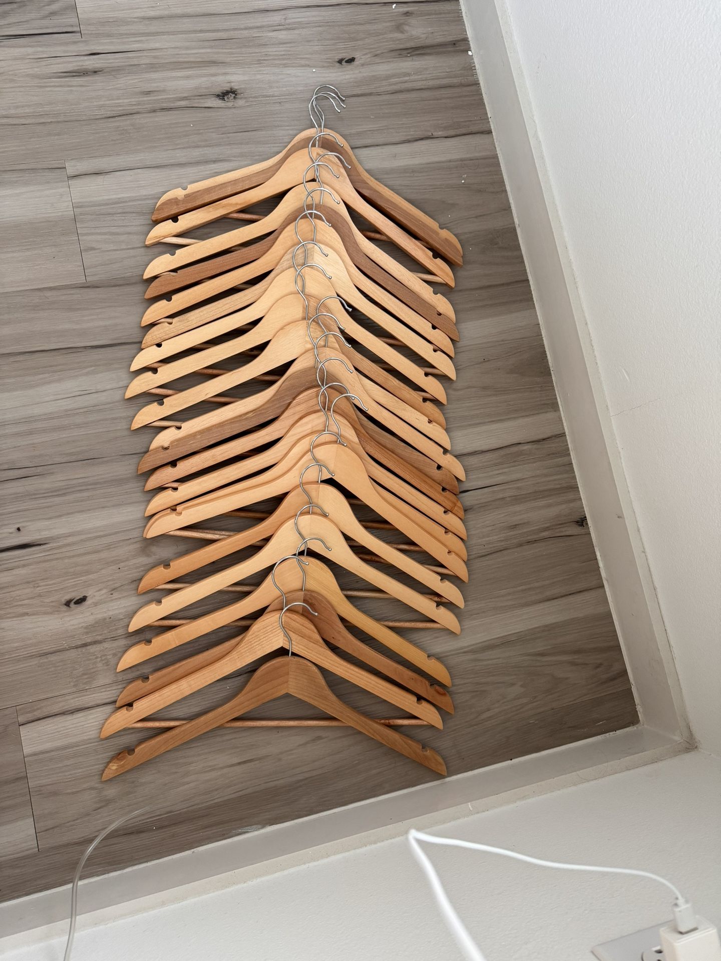 25 Pc Wooden Hangers for Sale in Round Rock, TX OfferUp