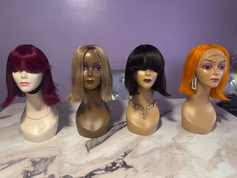 100 percent Human hair wigs