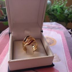 14k GF Triple Rings In SS