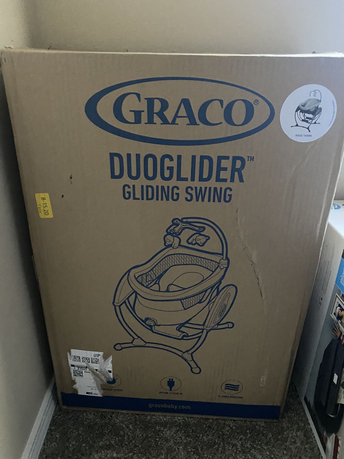 Graco Duo Glider Swing For Infants Box packed For $90