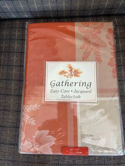 New Gathering fall Thanksgiving tablecloth