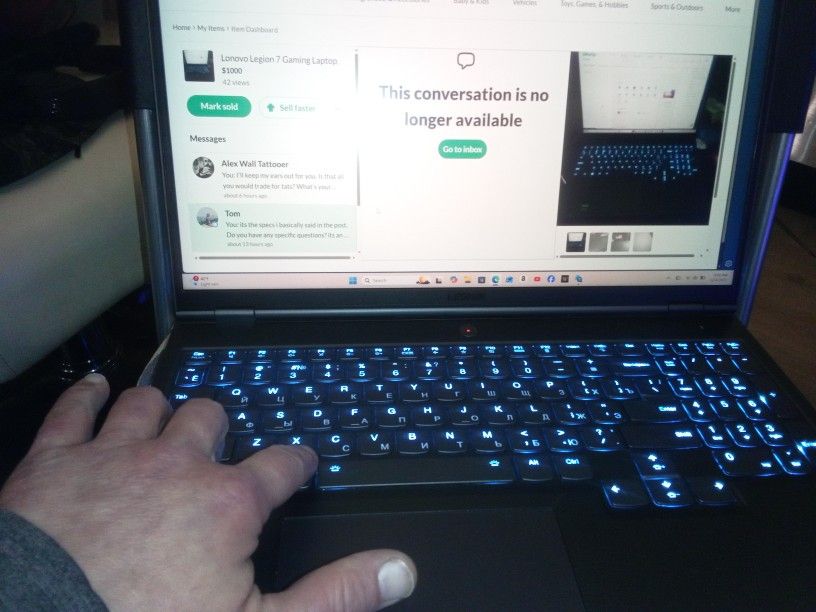 Lenovo Legion 7 Gaming Laptop