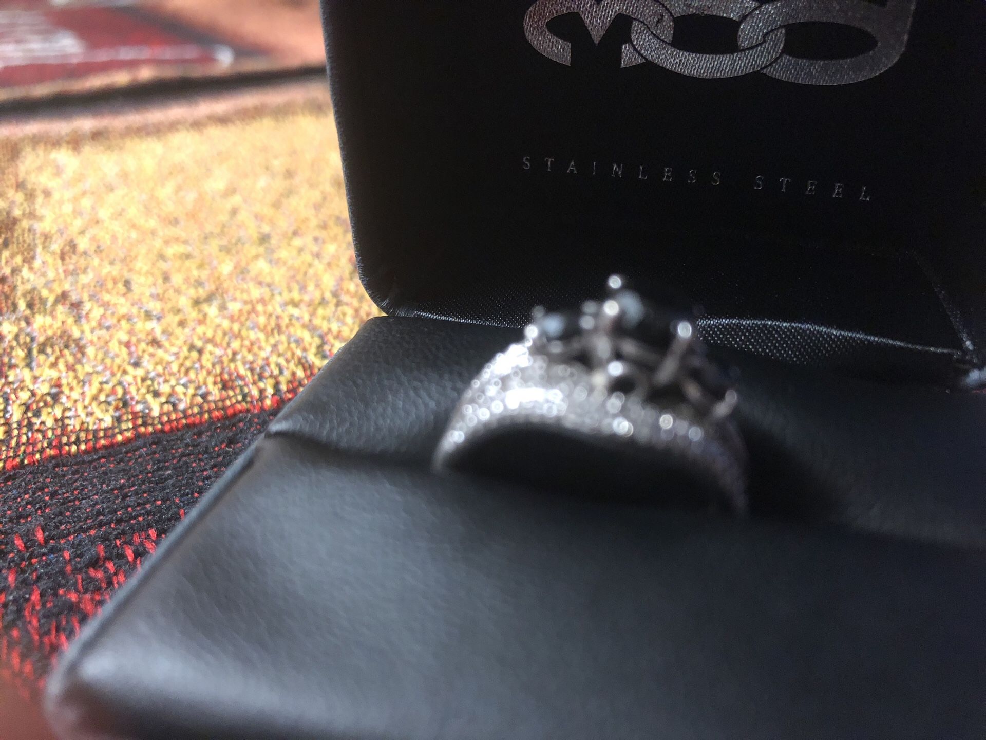 Zales Black Diamond Ring 3ct