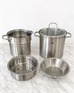 Denmark Stainless Steel Multi-Pot Steamer & Pasta Cooker Set