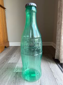 Large Coca-Cola Plastic Bank Made In The USA