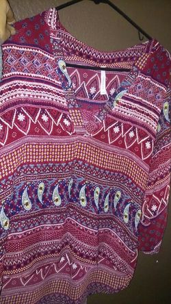 Flowy bohemian blouse