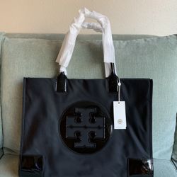 Tory Burch Ella Tote Bag in Black