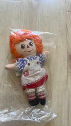 vintage raggedy ann doll $15