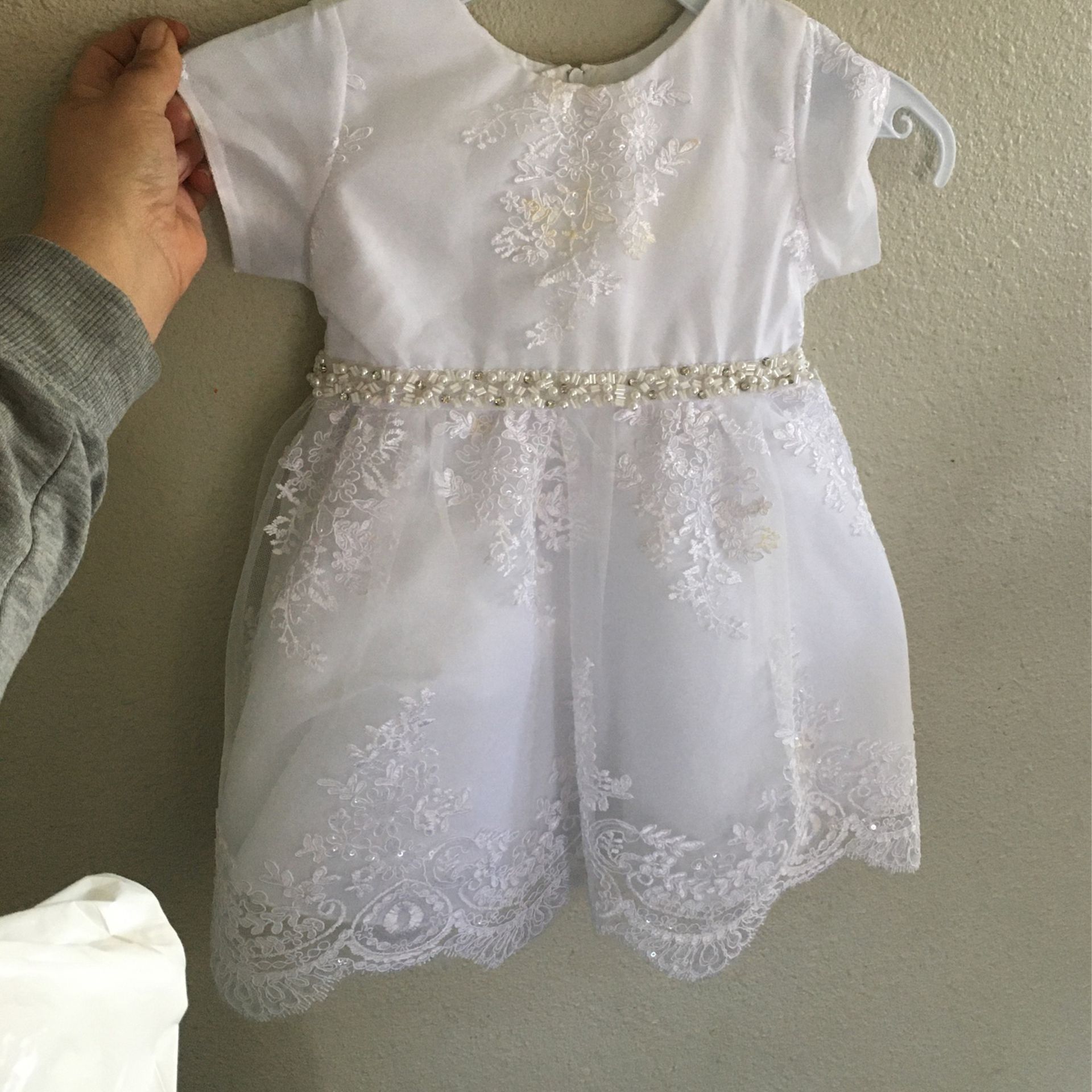 Baby Girl Cleaning Baptism Dress