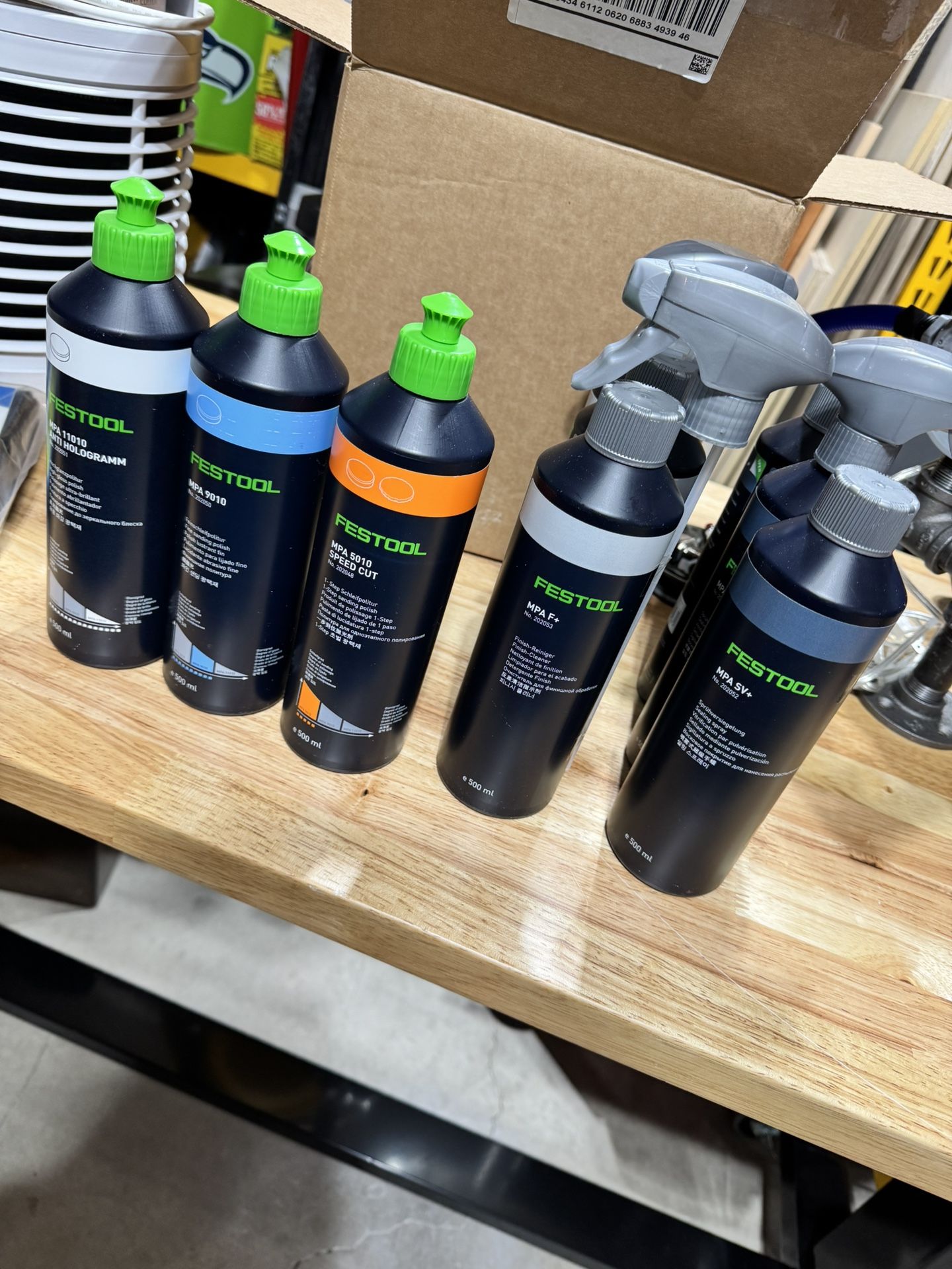 Festool Polishing/Sanding/Finishing Compounds. New!!