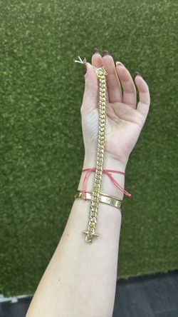 10kt solid Cuban bracelet