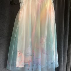 Unicorn Dress With Light Glitter
