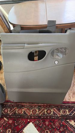 2019 Ford E450 Driver Side Manual Door Panel - Gray OEM