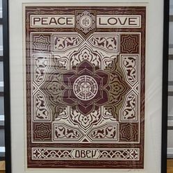 Shepard Fairey 2016 Christmas Signed And Numbered Silkscreen 