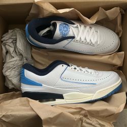 Brand New Air Jordan Low 2 Sz 9 Columbia Blue $80
