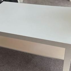 Coffee table, white, 35x22x18"