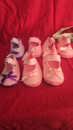 Baby Showe Pink Shoes 