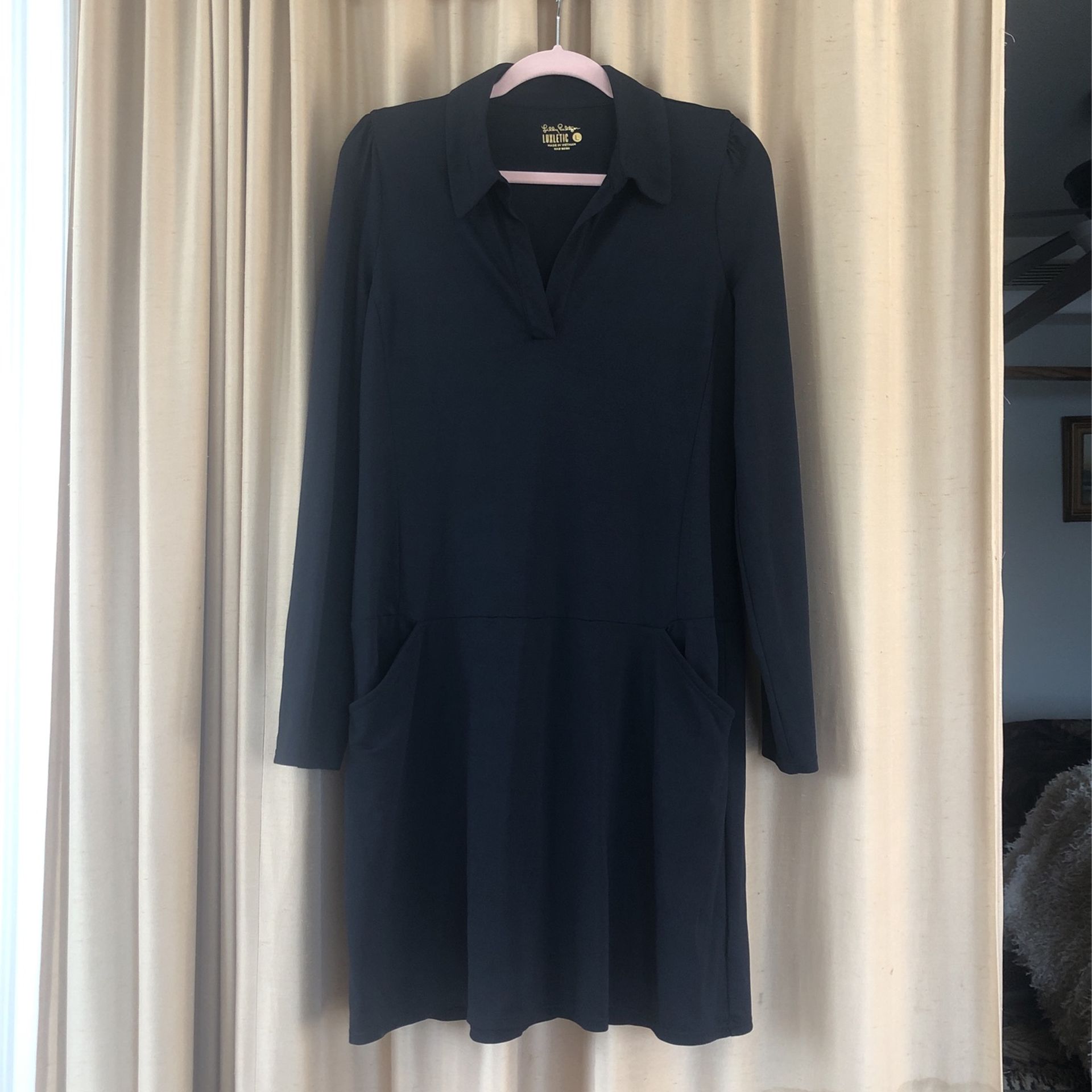 Lilly Pulitzer Black Dress For The Boat, Beach, Home Or Shopping