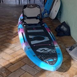 Vibe Maverick 120 Kayak With A Newport Trolling Motor