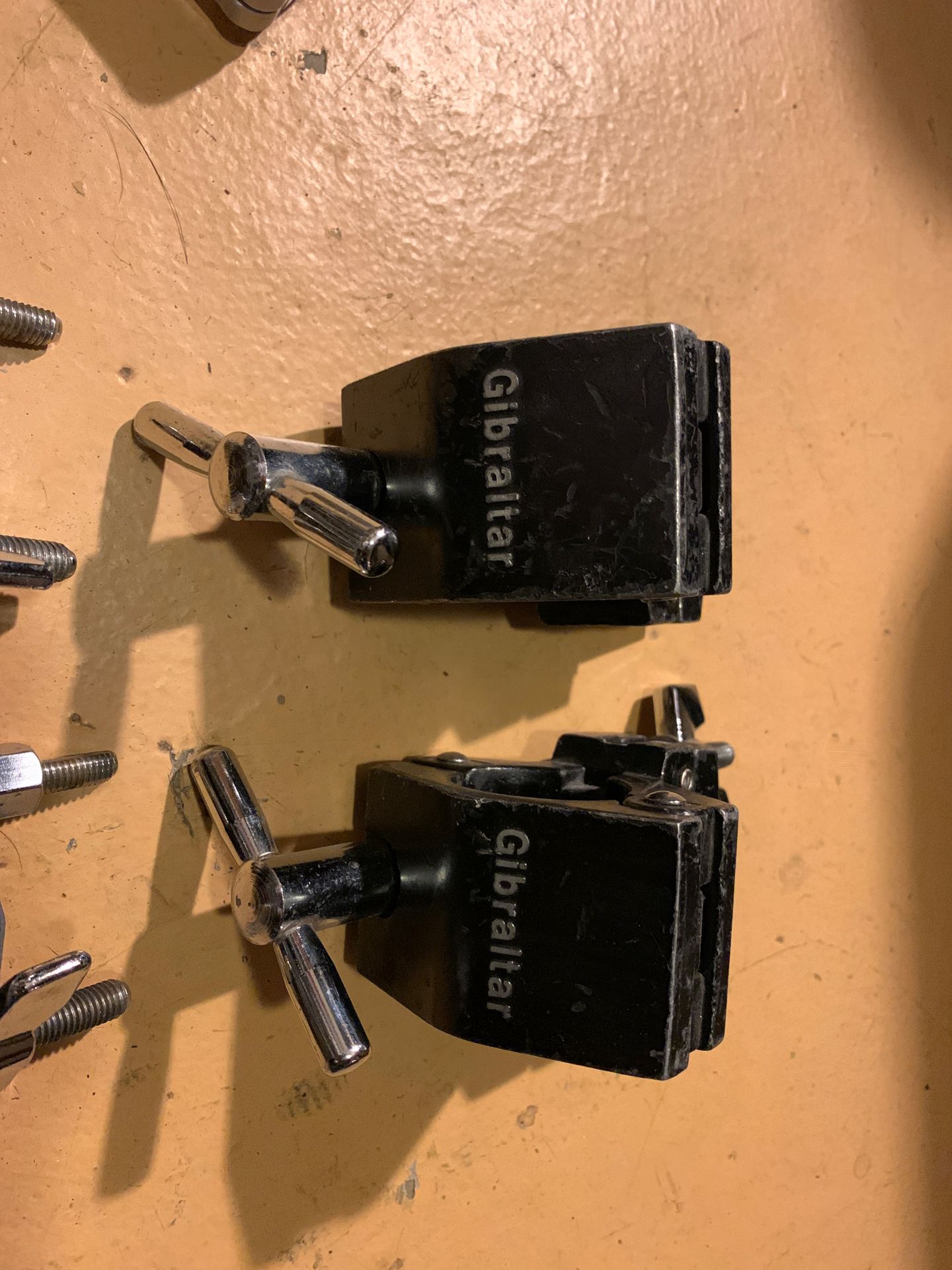 Gibraltar Road Series Drum Rack Right Angle Clamp and others