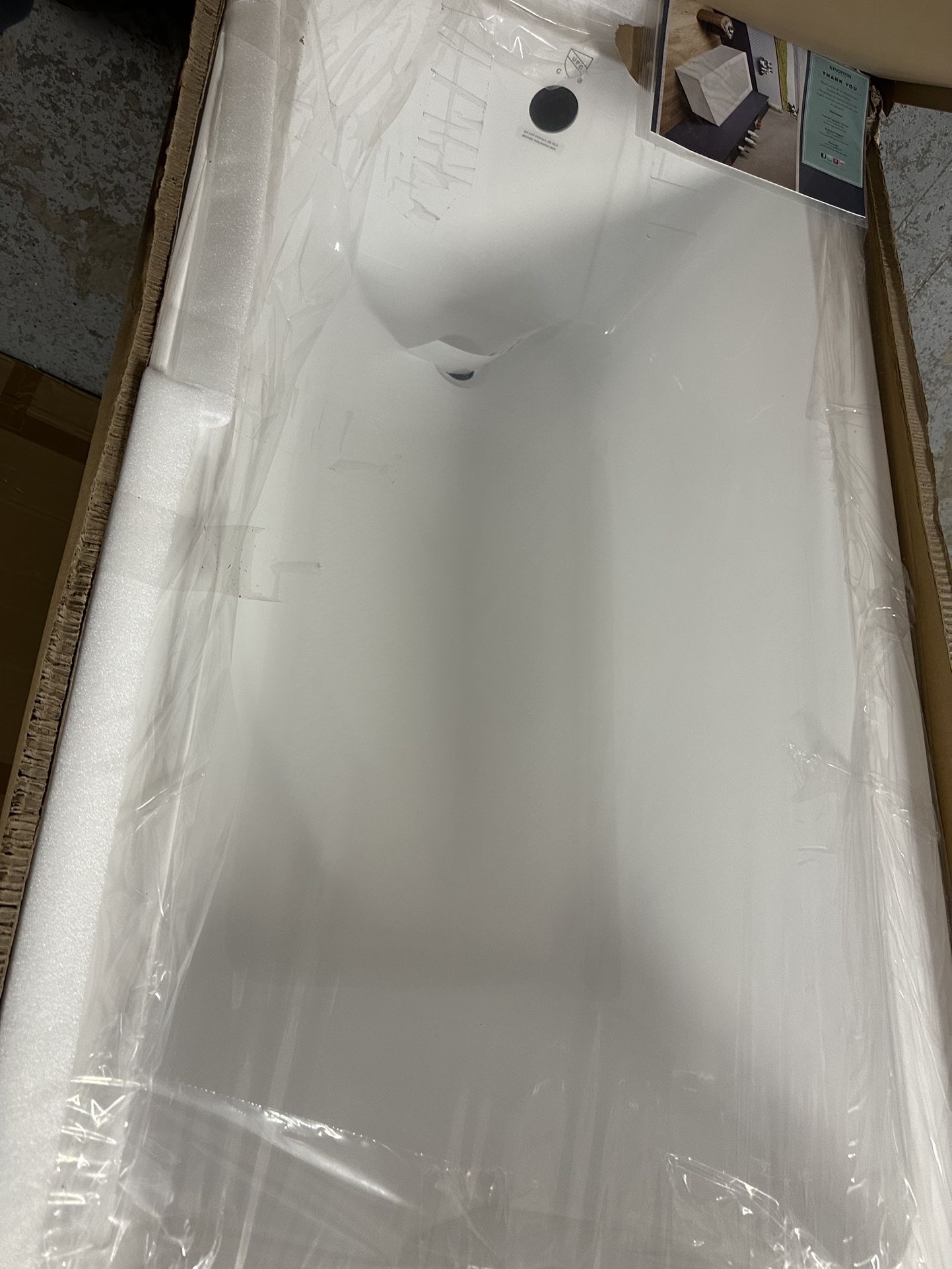 54” Corner Bathtub 
