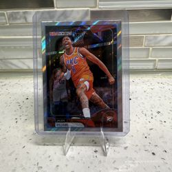 2025 TOPPS NBA HOOPS 21 JALEN WILLIAMS LIGHT BURST