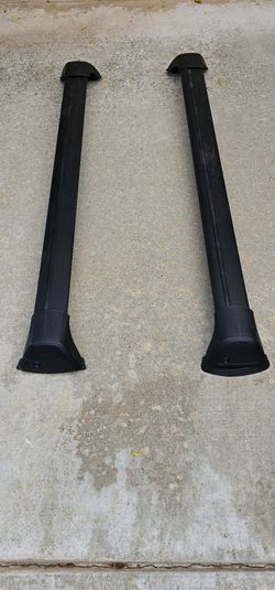 Black Roof Rack Side Rails – Set of 2