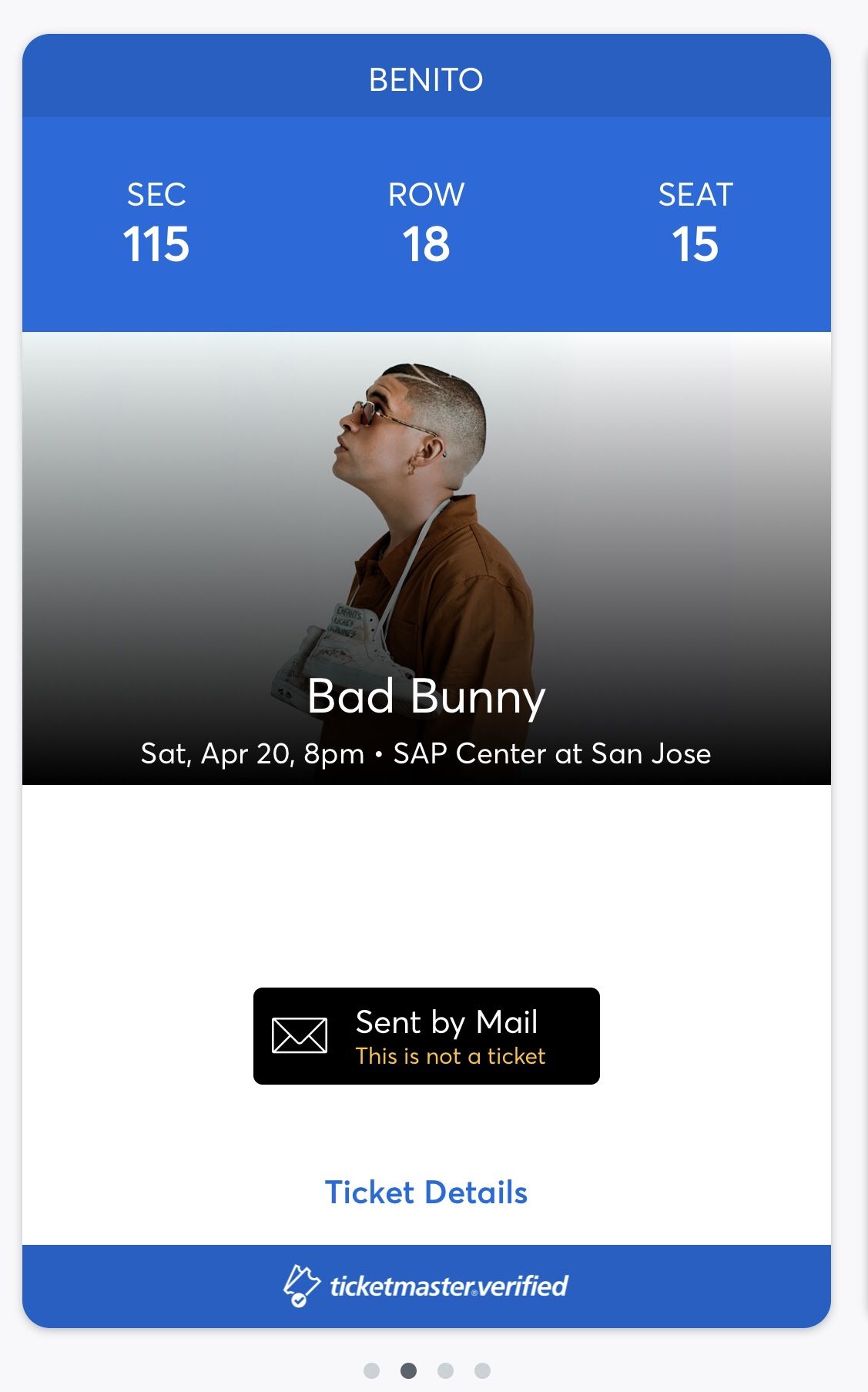 Bad Bunny Tickets San Jose SAP Center 2X