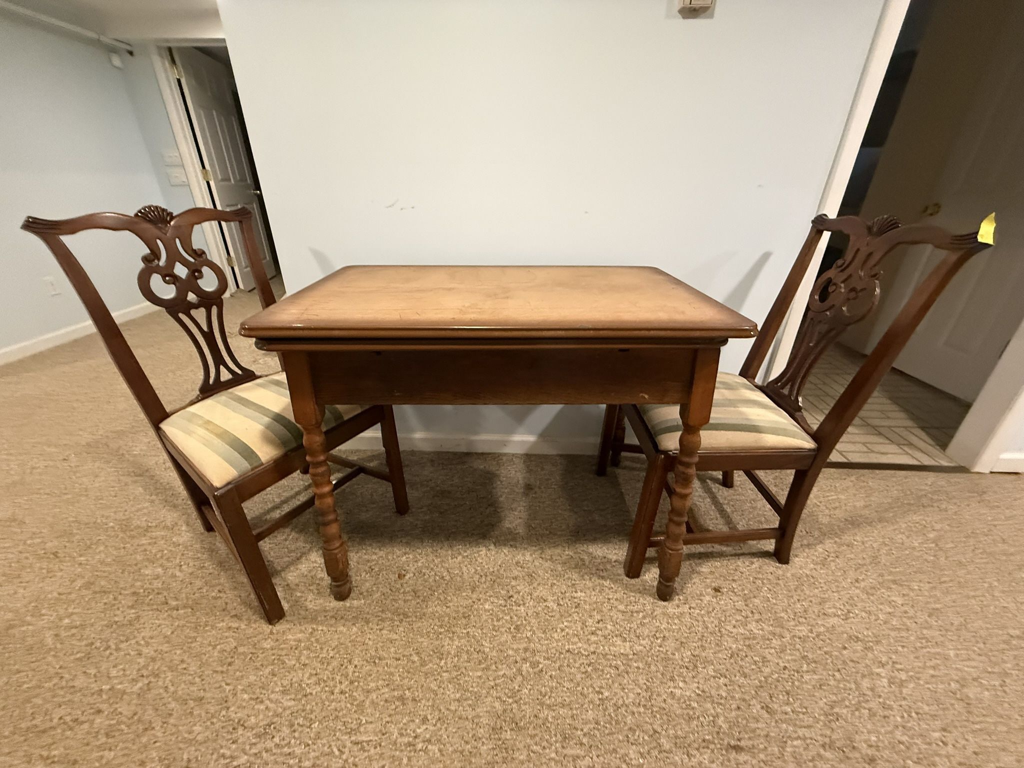 Table W/ 2 Chairs