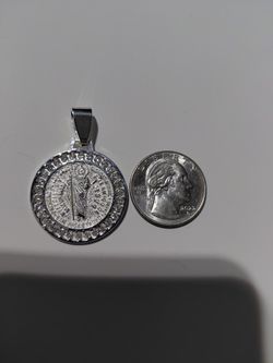 St Jude Silver Charm 