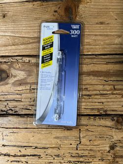 Bright Effects 300 Watt Halogen Bulb New