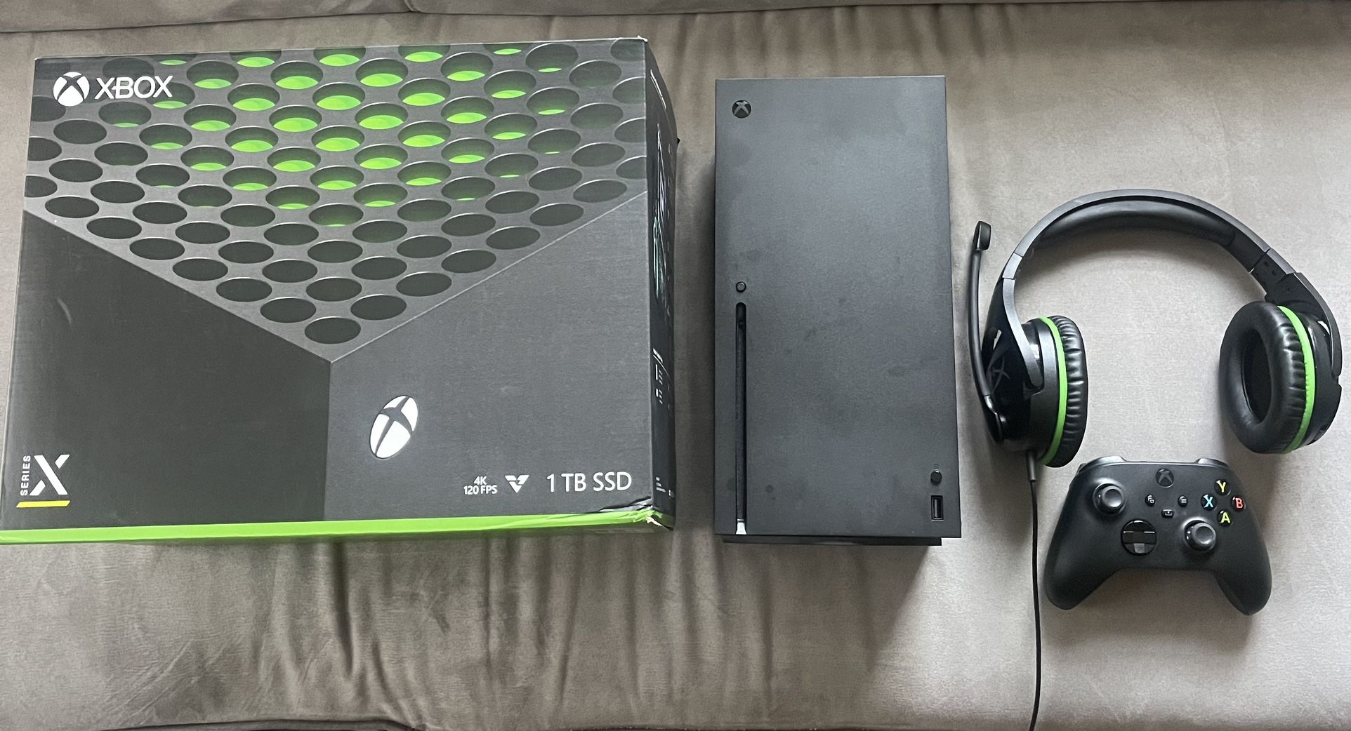 Xbox SeriesX with Controller and HyperX Headset. Will Negotiate Price!