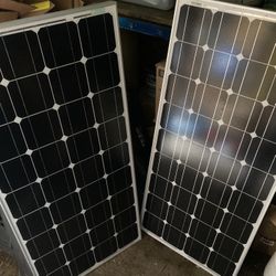 2 X 100 Watt Solar Panels