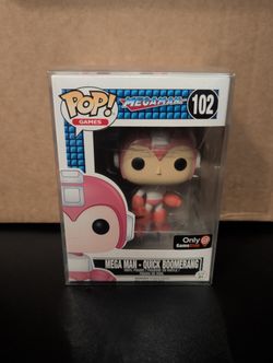 Funko POP - Mega Man Quick Boomerang - Vinyl Figure - 102 - Gamestop Exclusive