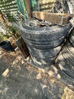 F(contact info removed) tires and rims need gone