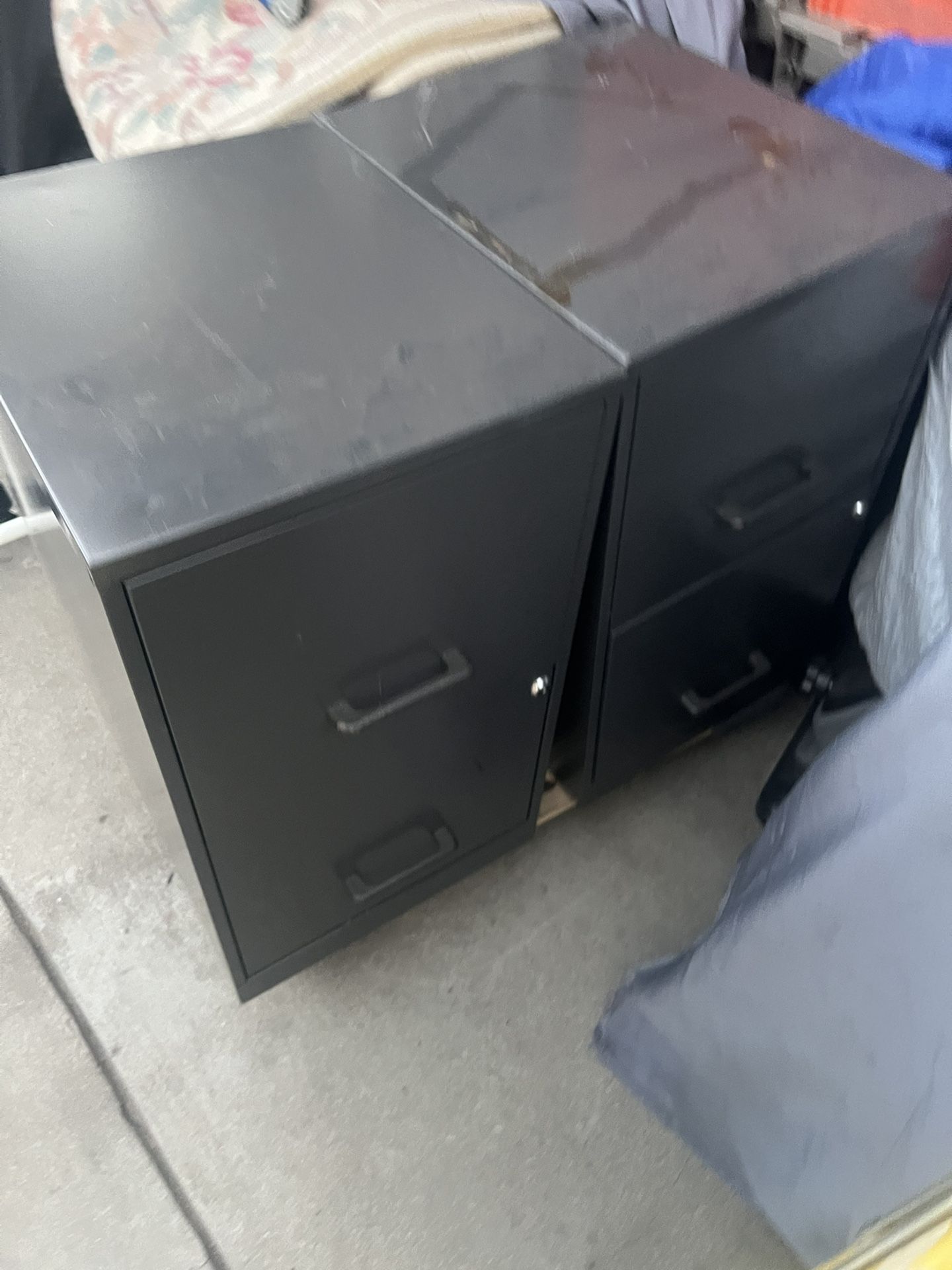 Set Of 2 Mini File Cabinet