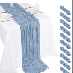 Blue Table Runner For Party