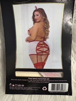 Plus-size nurse bra set