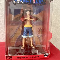 ABYSTYLE Studio One Piece Monkey D. Luffy SFC Collectible PVC Figure 6.5" Tall Statue Anime Manga Figurines Home Room Office Déco