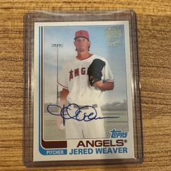 Angels Authentic Autograph Cards Weaver Salmon Anderson Neto