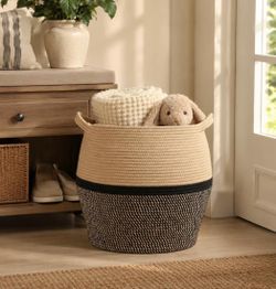 Large cotton rope bins $20 ea or 3 for $50