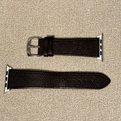 Sonamu Leather Apple Watch 42 mm Band (Dark Brown)