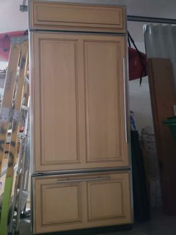 Sub Zero Wood Refrigerator