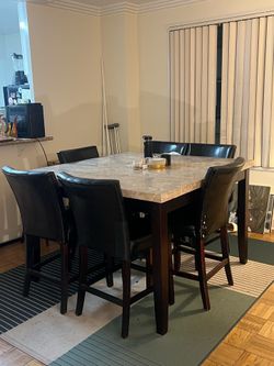 Marble dining table