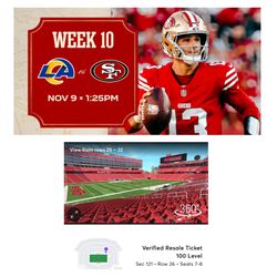 LA Rams vs San Francisco 49ers Tickets - Lower Bowl