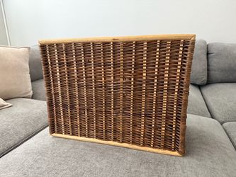 wicker picnic basket