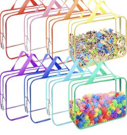 8 Packs 8 Colors Reusable Toy Storage Bags