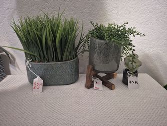 Faux Plant Decor Set of Three