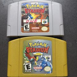 Nintendo 64 Pokémon Stadium 1 And 2